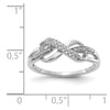 Diamond Infinity Symbol Rings