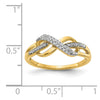 Diamond Infinity Symbol Rings