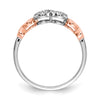 Gold Polished Diamond Infinity Rings