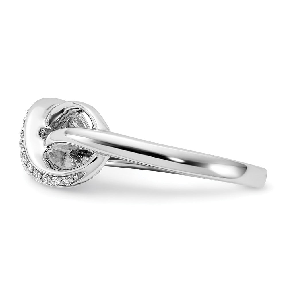 Gold Polished Diamond Infinity Rings