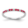 Diamond and Gemstone Band
