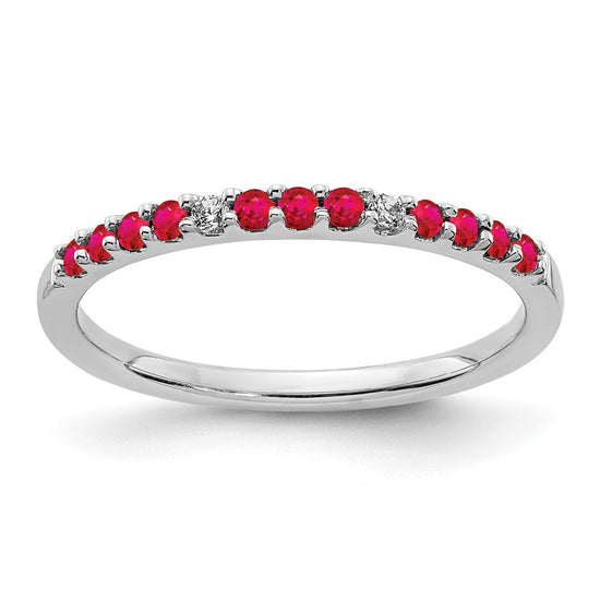 Diamond and Gemstone Band
