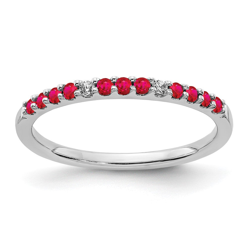 Diamond and Gemstone Band