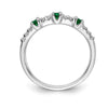Diamond and Gemstone 3-Stone Rings