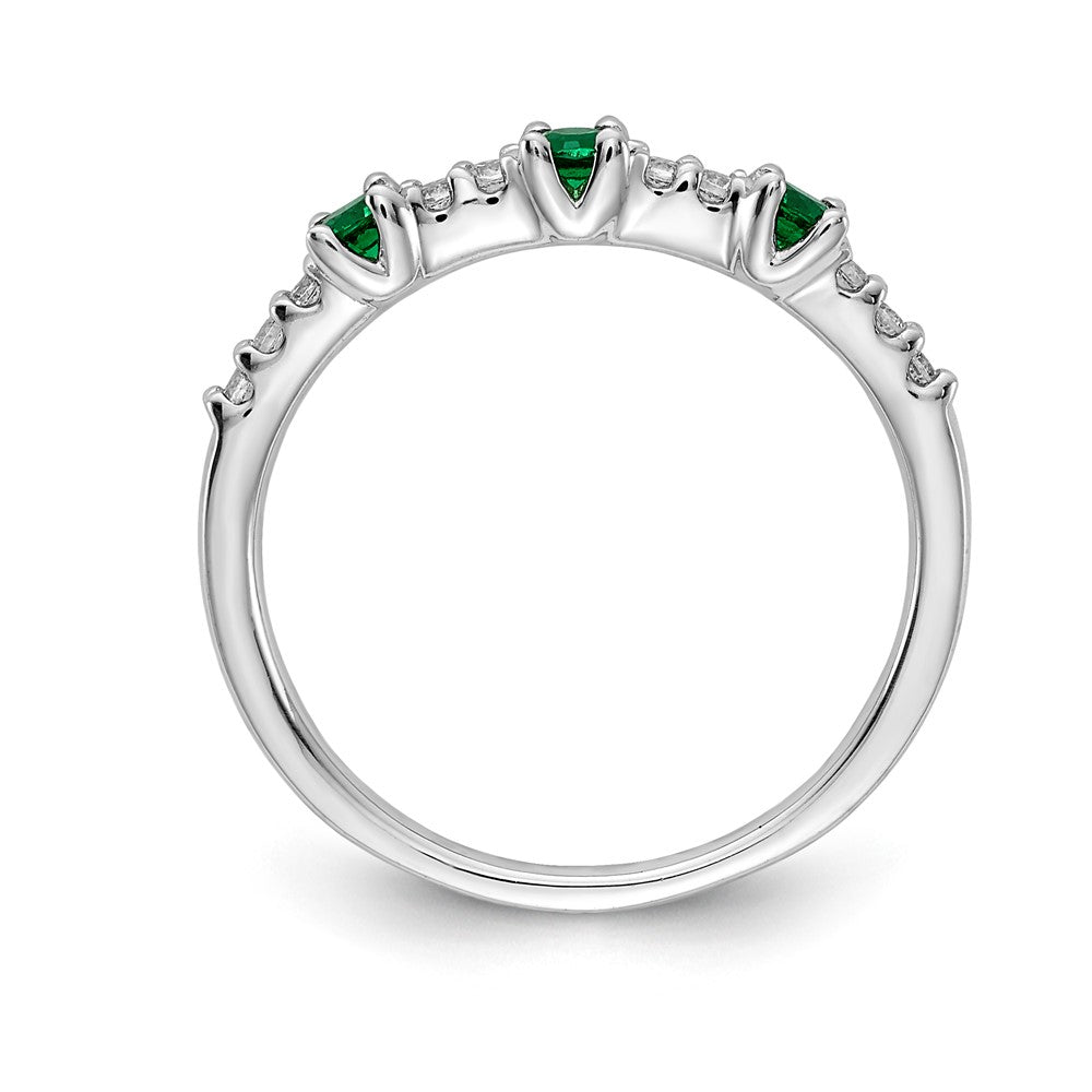 Diamond and Gemstone 3-Stone Rings