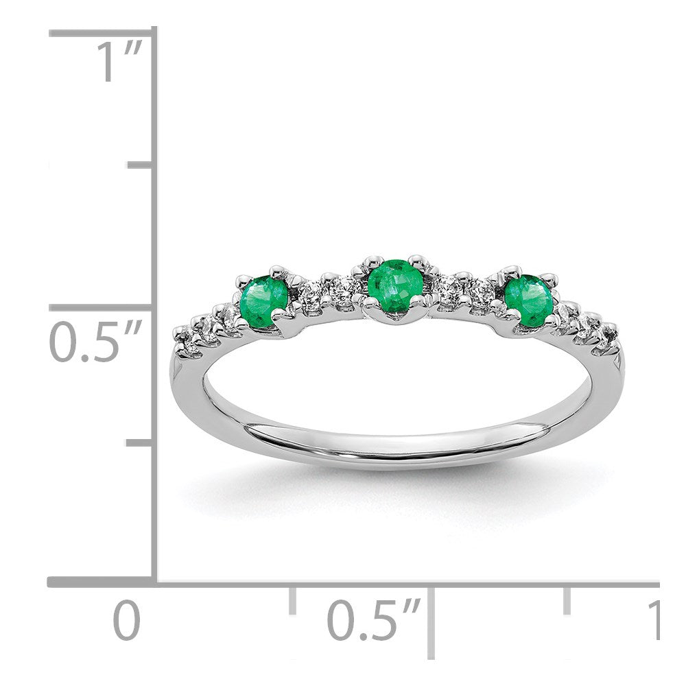Diamond and Gemstone 3-Stone Rings