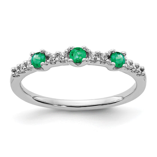 Diamond and Gemstone 3-Stone Rings