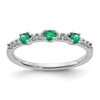 Diamond and Gemstone 3-Stone Rings