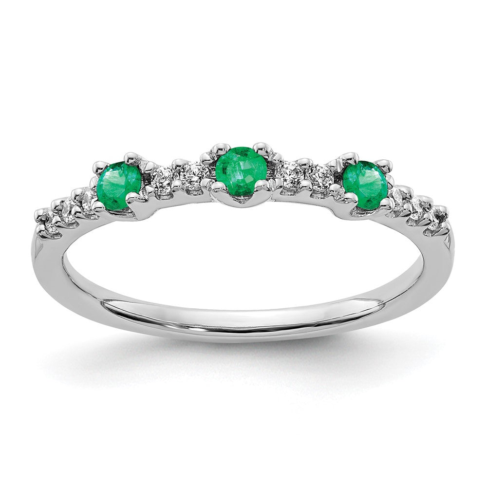 Diamond and Gemstone 3-Stone Rings