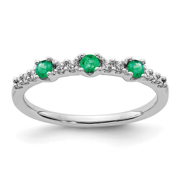 Diamond and Gemstone 3-Stone Rings