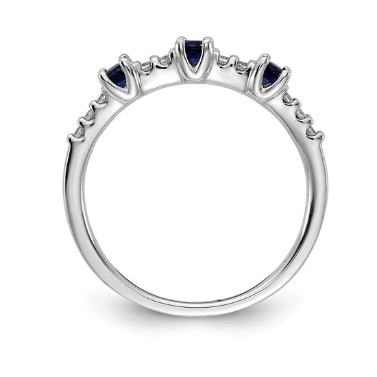 Diamond and Gemstone 3-Stone Rings