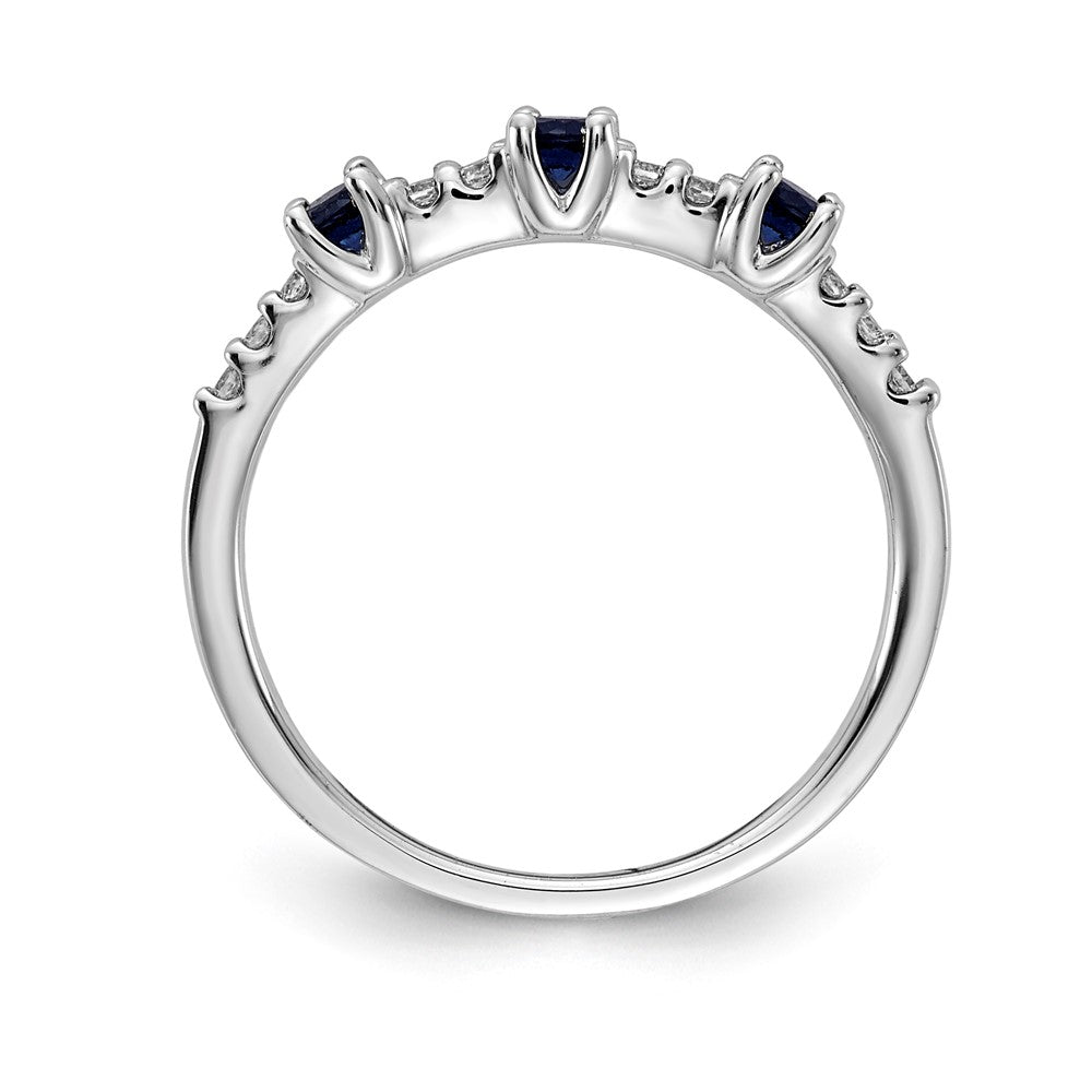 Diamond and Gemstone 3-Stone Rings