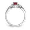 Diamond and Oval Gemstone Ring