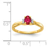 Diamond and Oval Gemstone Ring