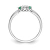 Diamond & Gemstone 3-Stone Rings