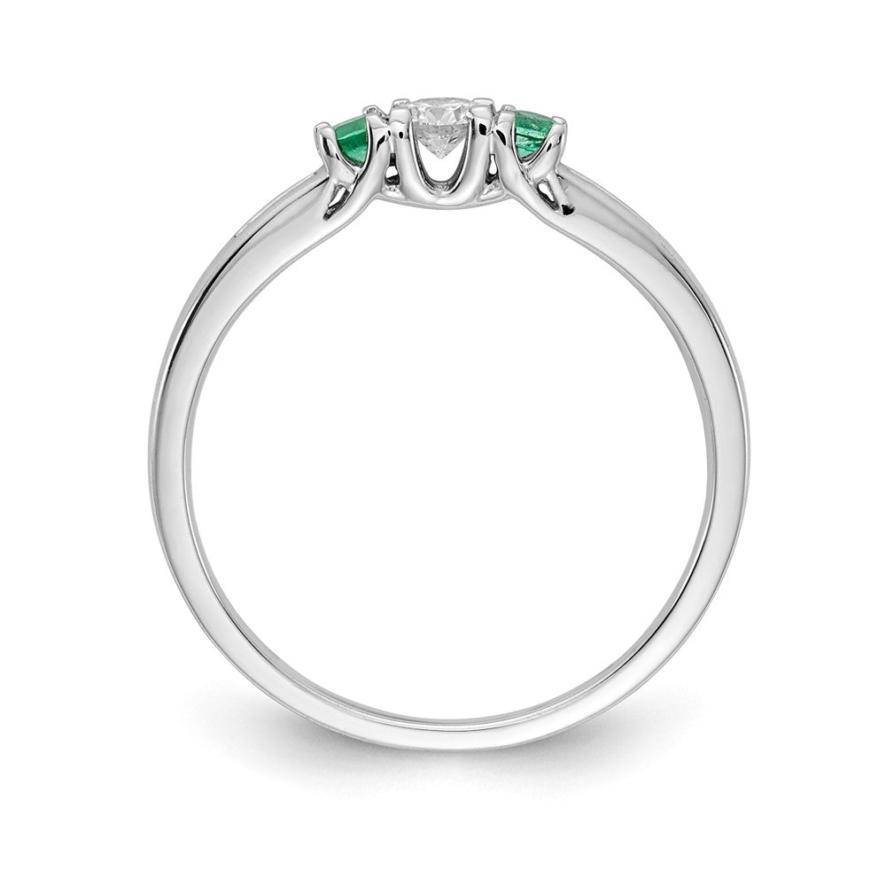 Diamond & Gemstone 3-Stone Rings