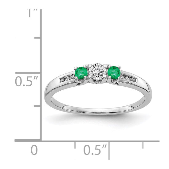 Diamond & Gemstone 3-Stone Rings