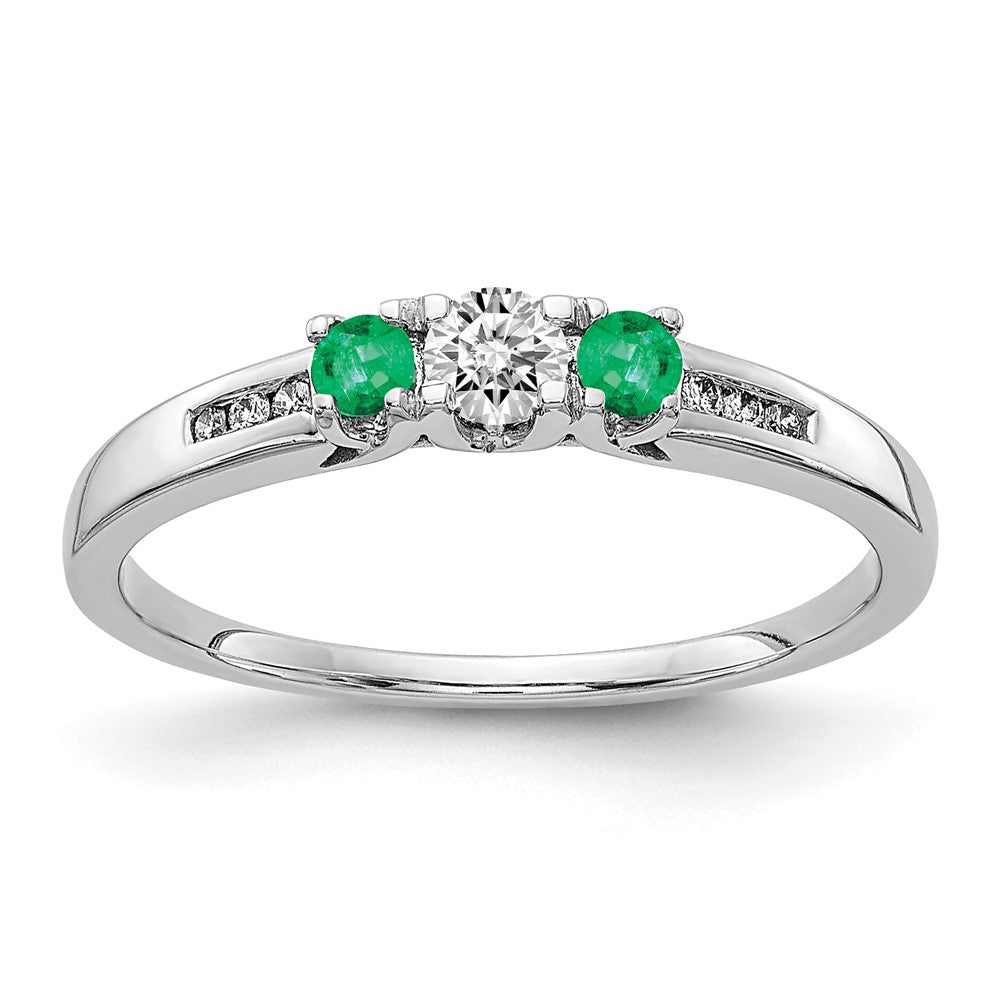 Diamond & Gemstone 3-Stone Rings
