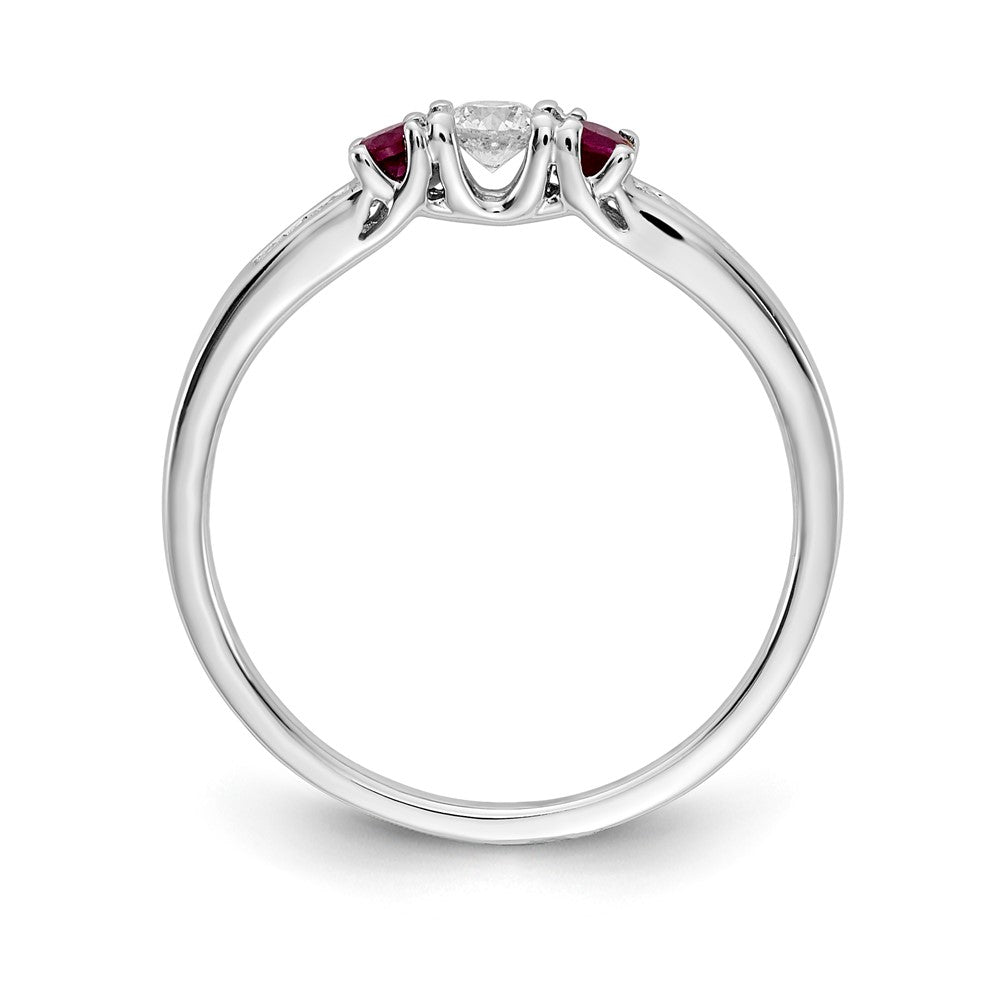 Diamond & Gemstone 3-Stone Rings