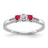 Diamond & Gemstone 3-Stone Rings