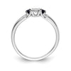 Diamond & Gemstone 3-Stone Rings