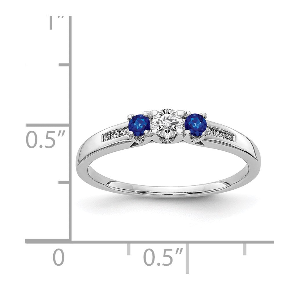 Diamond & Gemstone 3-Stone Rings