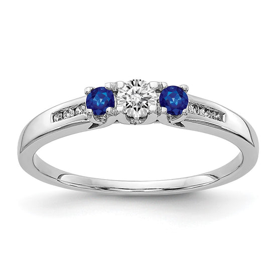 Diamond & Gemstone 3-Stone Rings