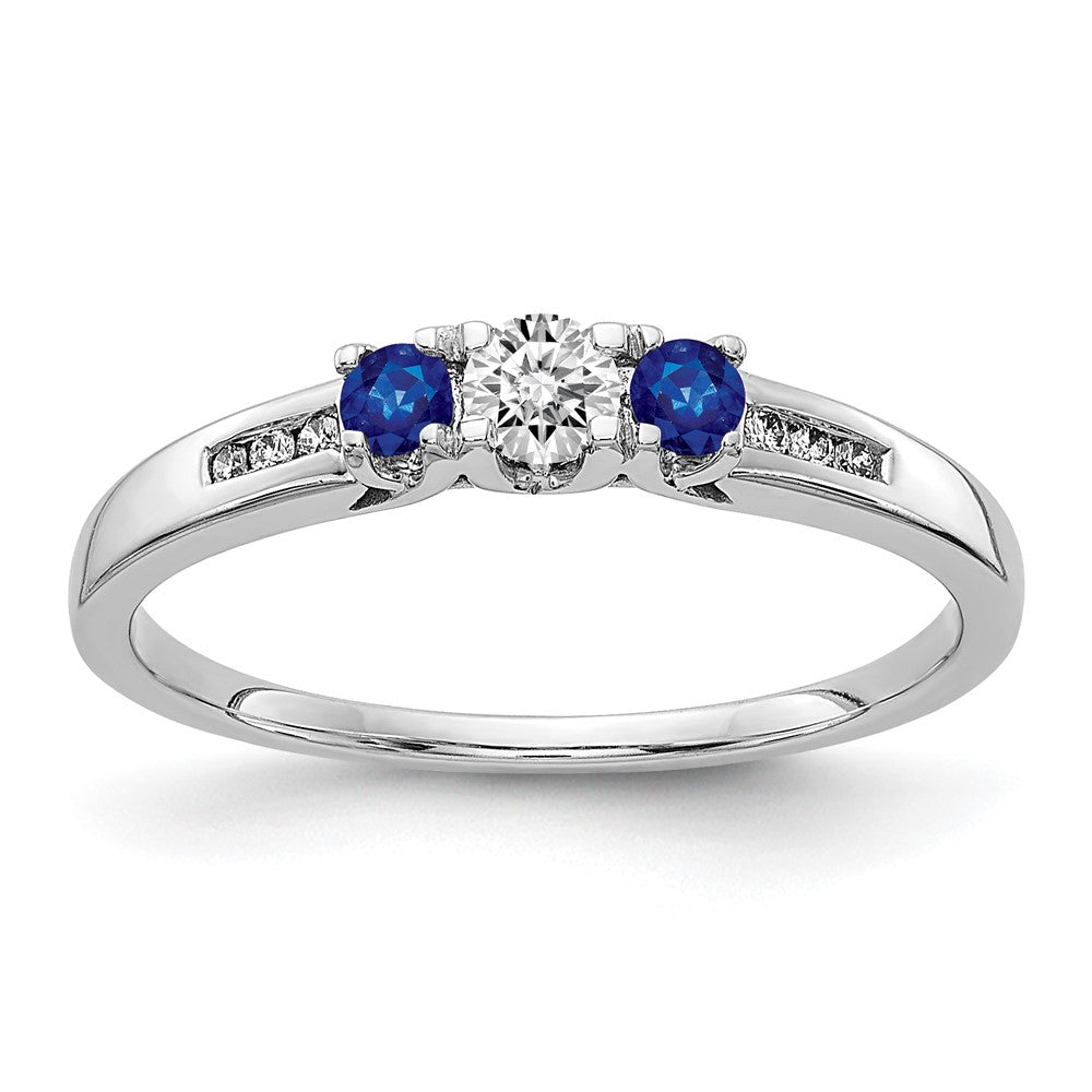 Diamond & Gemstone 3-Stone Rings