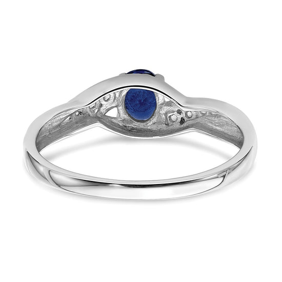 Oval Gemstone & Diamond Rings