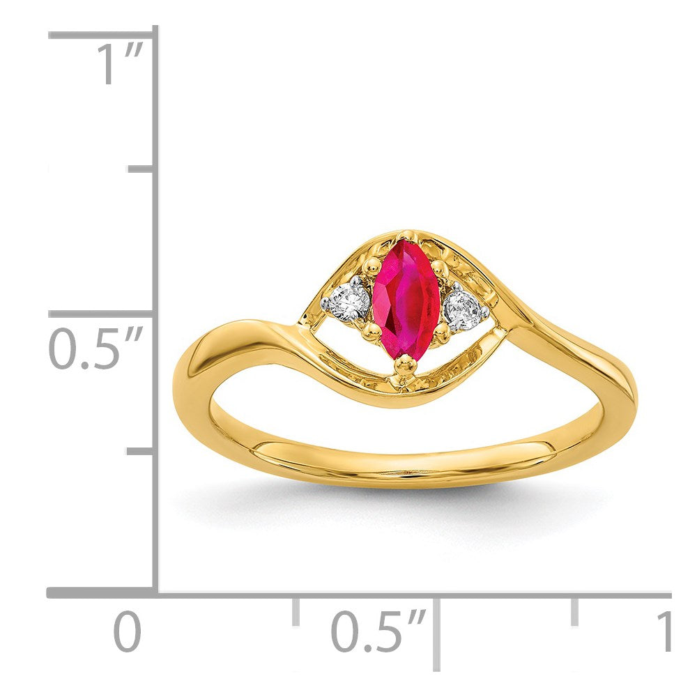 Marquise Gemstone and Diamond Rings