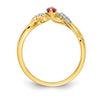 Diamond and Marquise Gemstone Ring