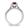 Gemstone and Diamond Halo Rings