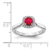 Gemstone and Diamond Halo Rings