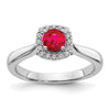 Gemstone and Diamond Halo Rings