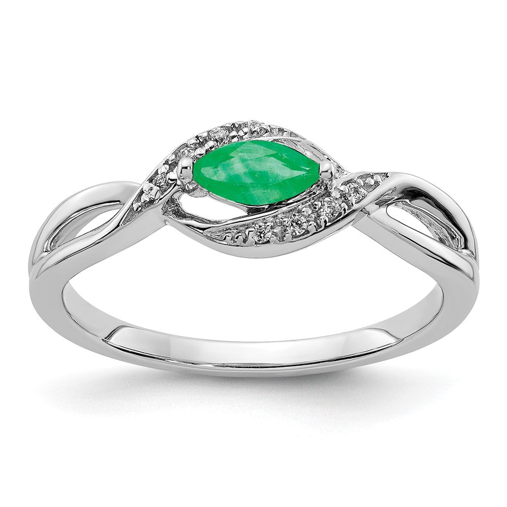 Marquise Gemstone and Diamond Rings