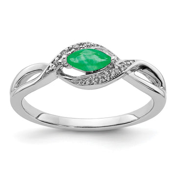 Marquise Gemstone and Diamond Rings