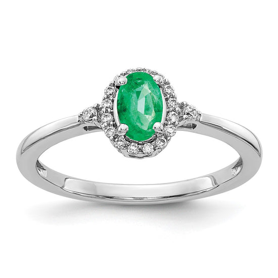 Oval Gemstone and Diamond Halo Rings