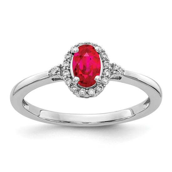 Oval Gemstone and Diamond Halo Rings
