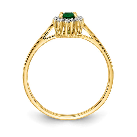 Oval Gemstone and Diamond Halo Rings