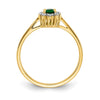 Oval Gemstone and Diamond Halo Rings
