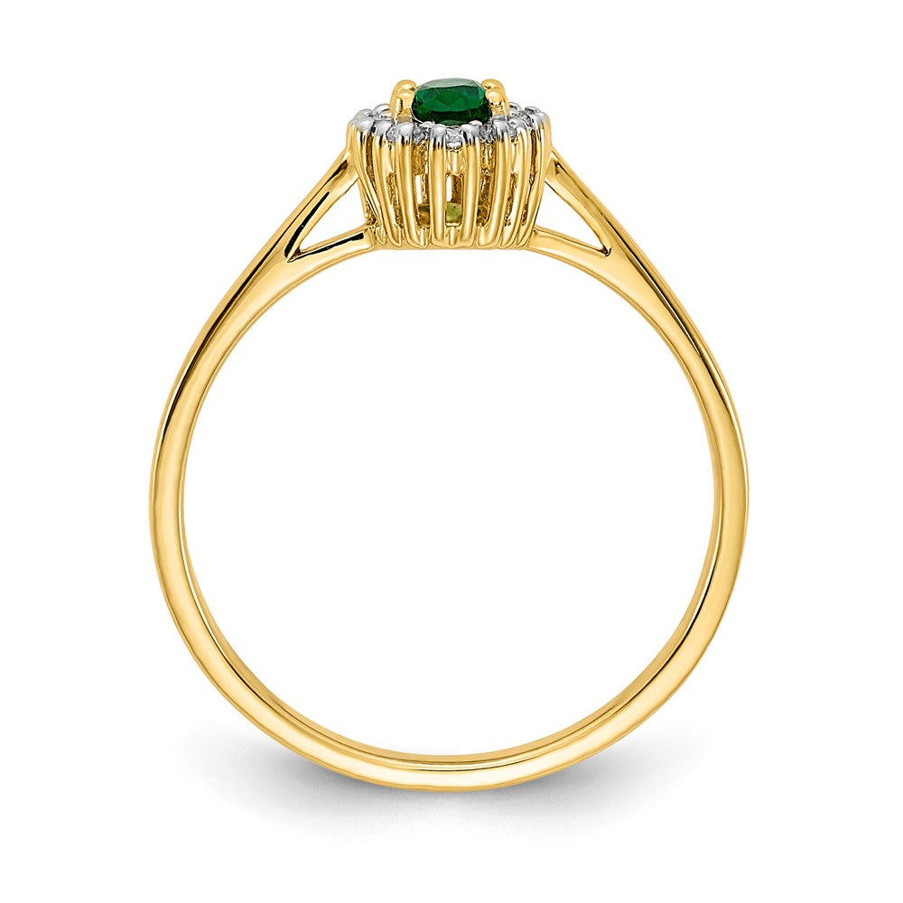 Oval Gemstone and Diamond Halo Rings