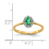Oval Gemstone and Diamond Halo Rings