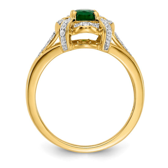 Diamond and Oval Gemstone Rings