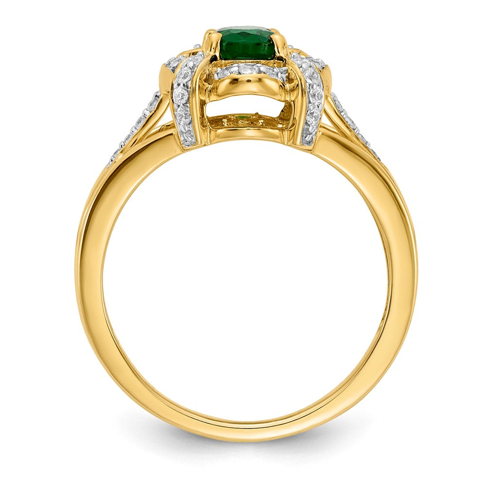 Diamond and Oval Gemstone Rings