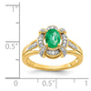 Diamond and Oval Gemstone Rings