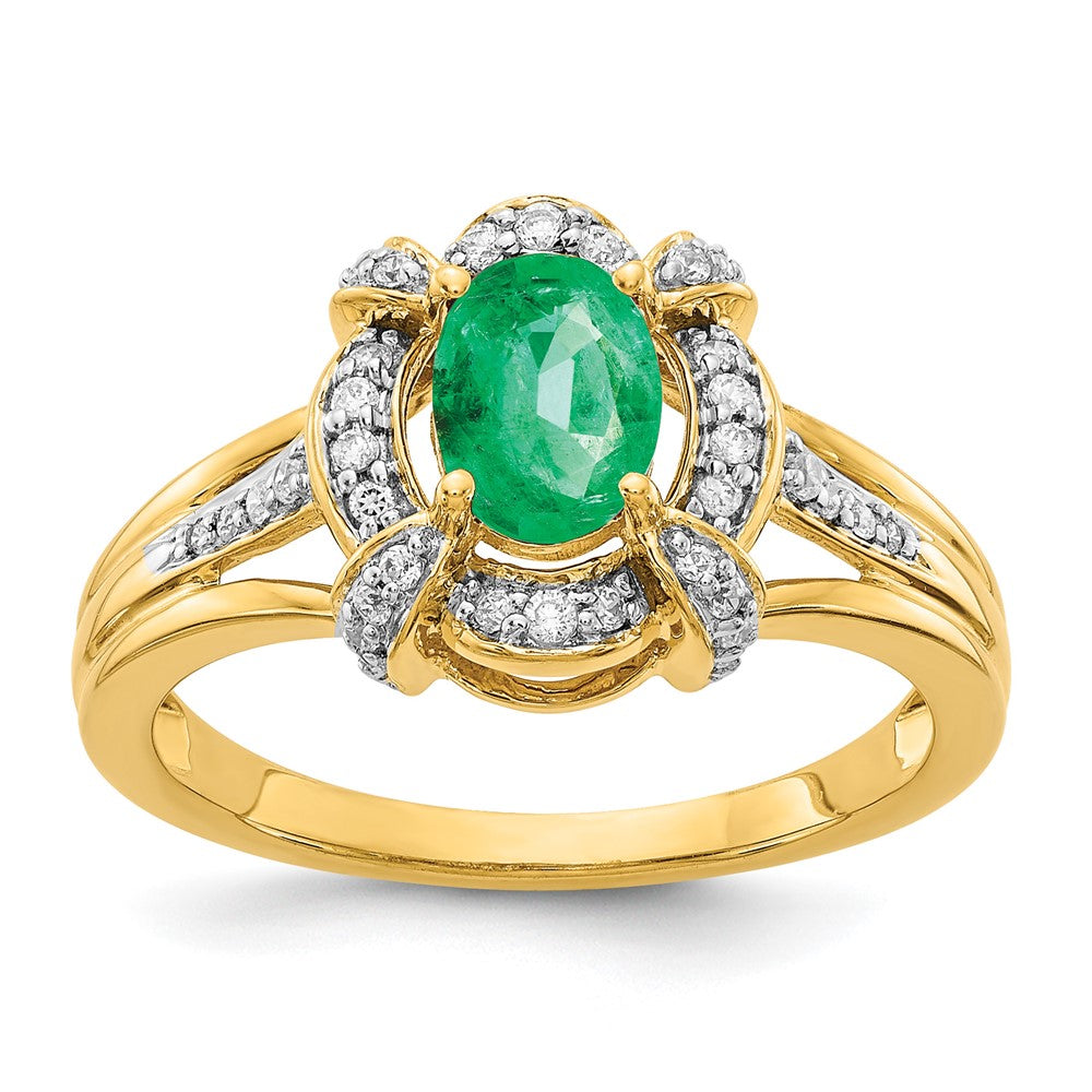 Diamond and Oval Gemstone Rings