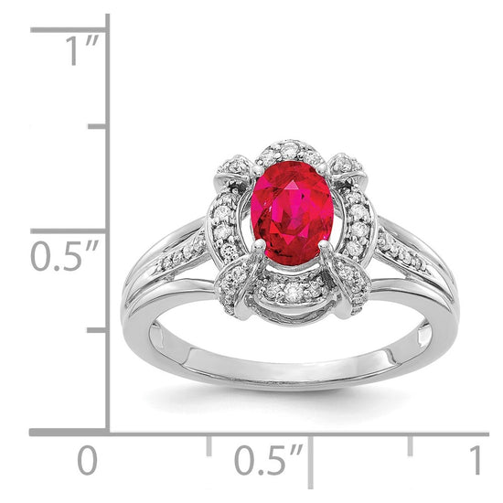 Diamond and Oval Gemstone Rings