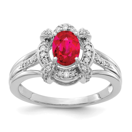 Diamond and Oval Gemstone Rings