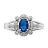 Diamond and Oval Gemstone Rings