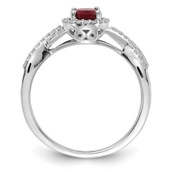 Diamond and Gemstone Oval Halo Rings